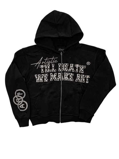 TILL DEATH’ WE MAKE ART  ZIPUP